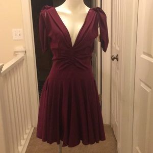 Silk Zac Posen A- Line Dress